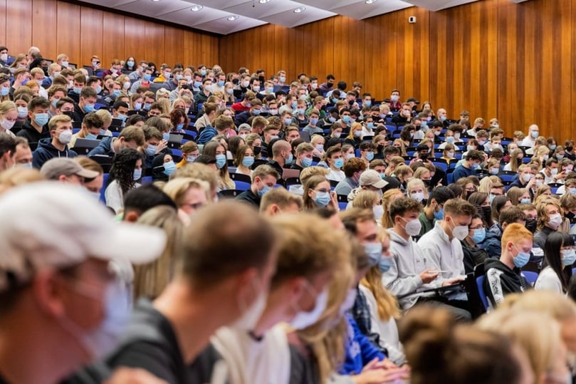 Die 3G-Kontrollen liefen in Münster nach Universitätsangaben bislang reibungslos ab.