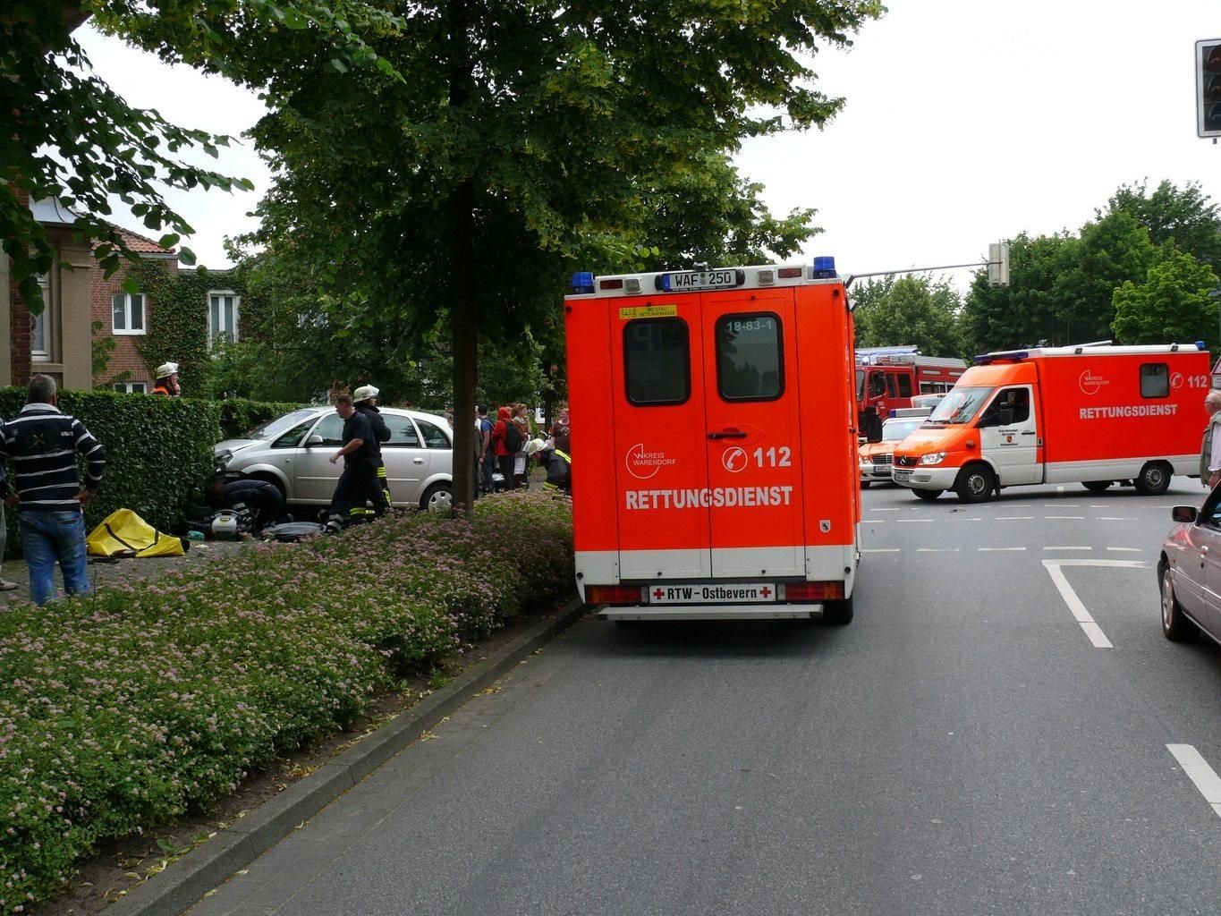 Telgte: Schwerer Unfall im Kreuzungsbereich