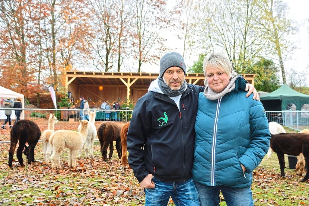 Adventsmarkt auf der Alpaka Wiese