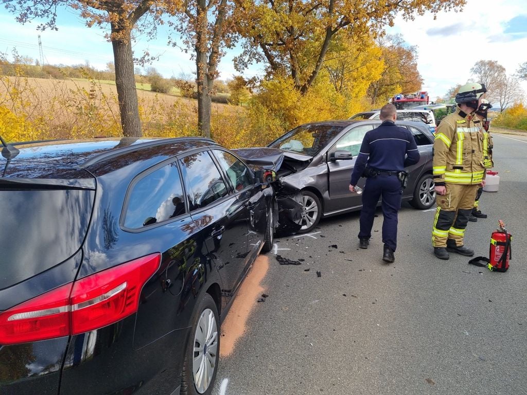 Drei Verletzte Auf Der B 7