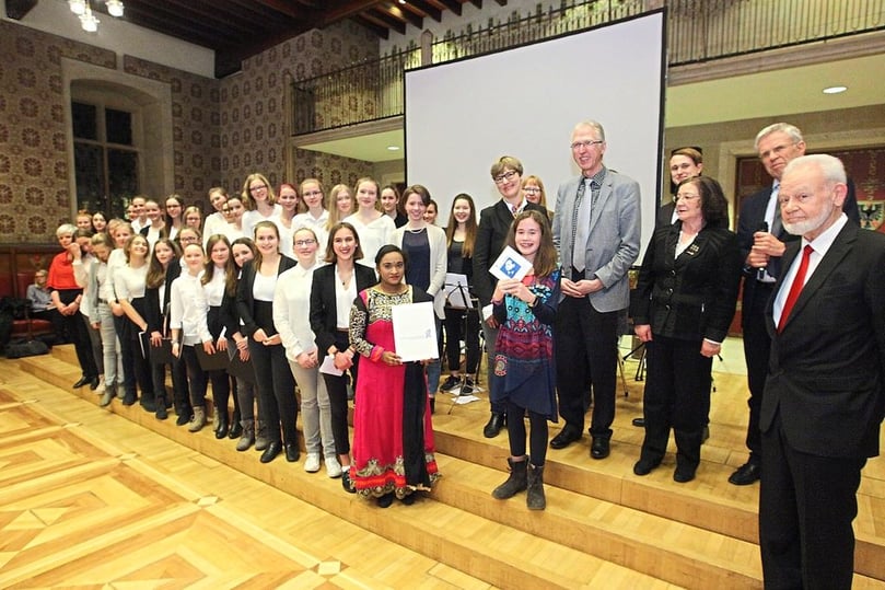 2017: „Woche der Brüderlichkeit“, Verleihung des Dr.-Julius-Voos-Preises an das Projekt des Interreligiösen Dialogs an der Marienschule