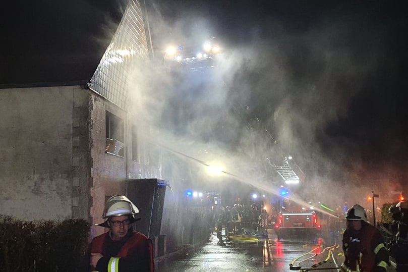 Großbrand in Natingen