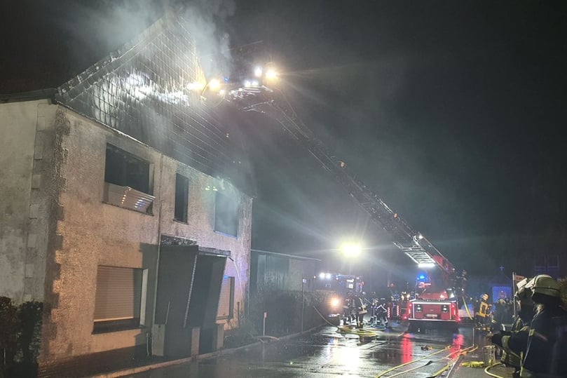 Großbrand in Natingen