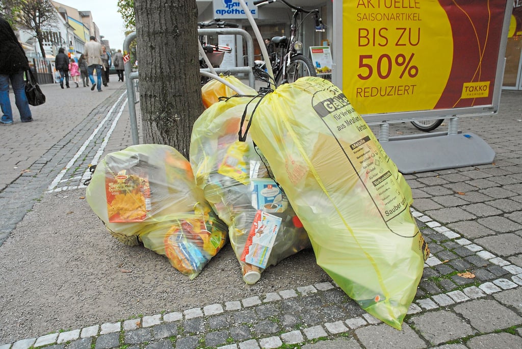 Gelber Sack oder gelbe Tonne?