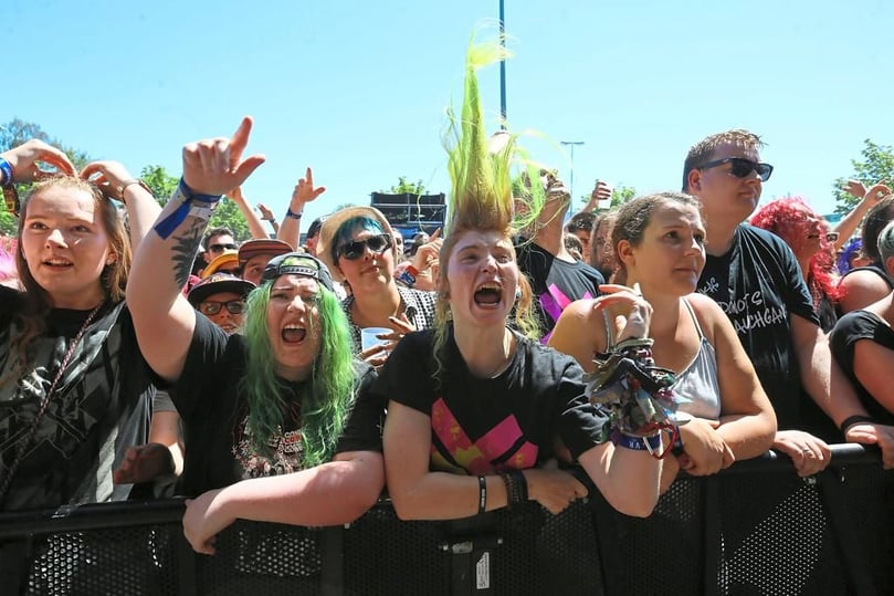 Seit Samstagmorgen läuft am Hawerkamp das Vainstream Rockfest.