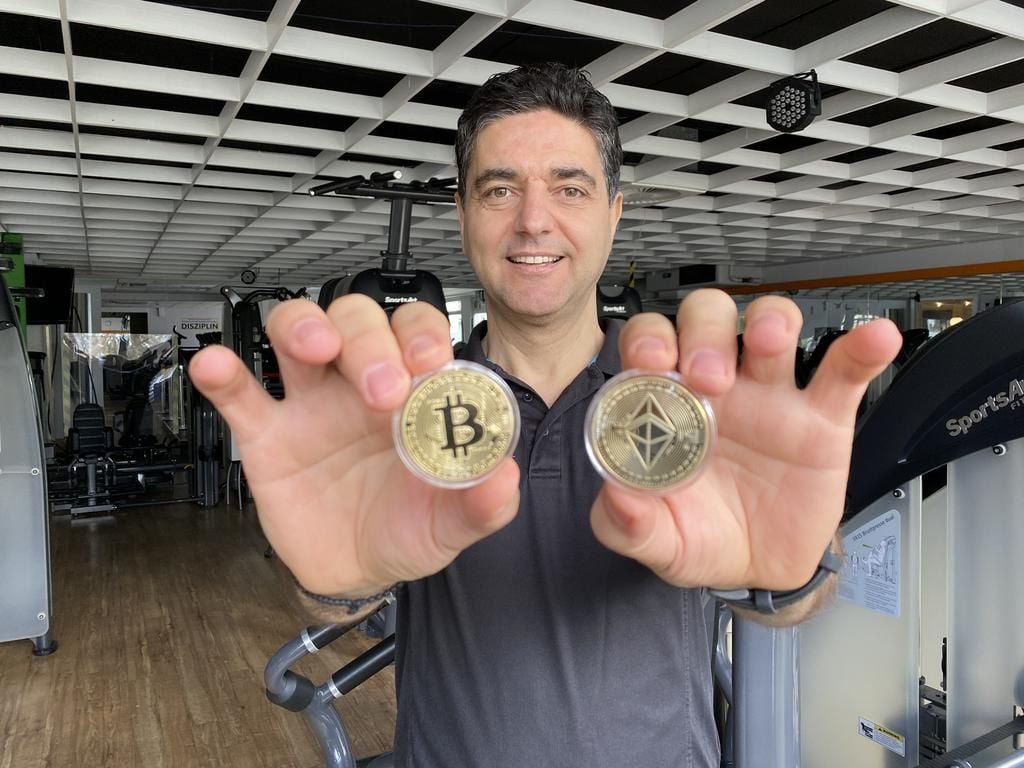 Im Sportstudio mit Bitcoins zahlen
