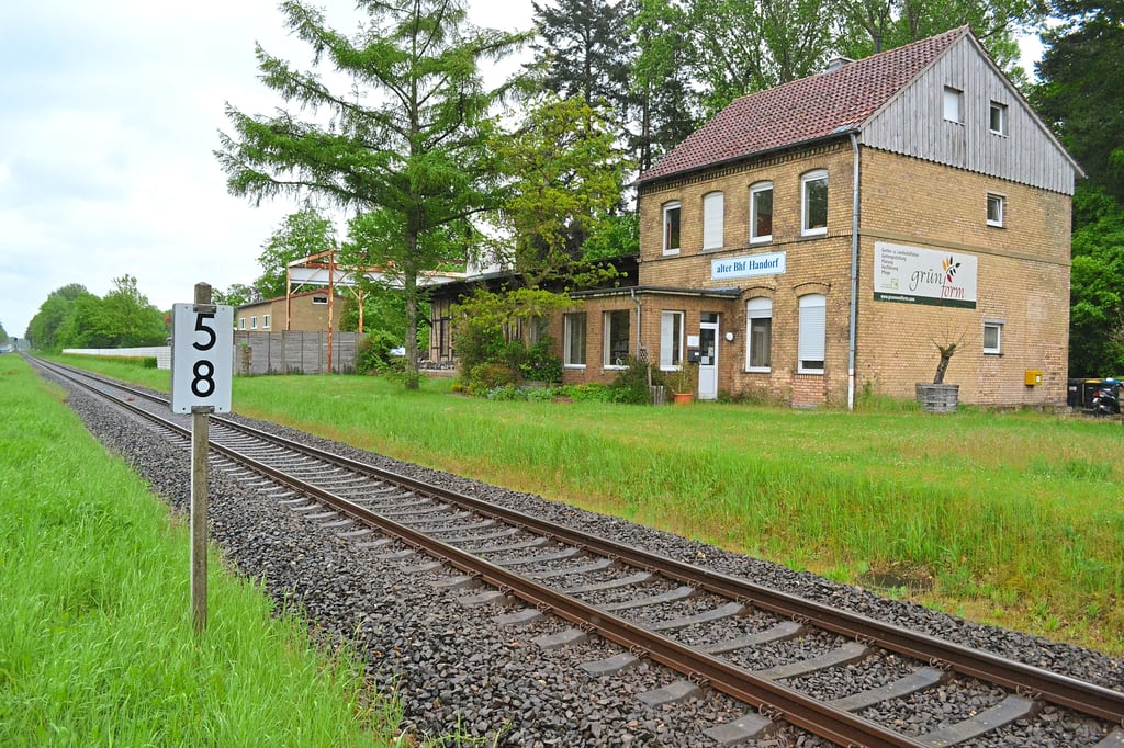 Von Handorf mit dem Zug in Welt