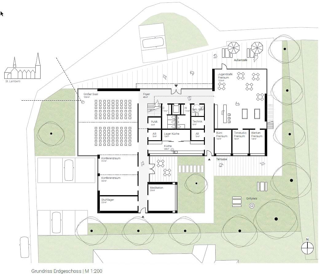 Pfarrzentrum Nimmt Gestalt An