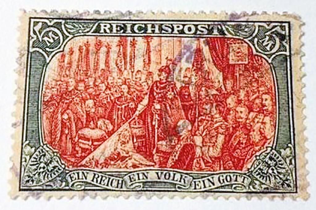 Die Reichsgründung Im Briefmarkenformat