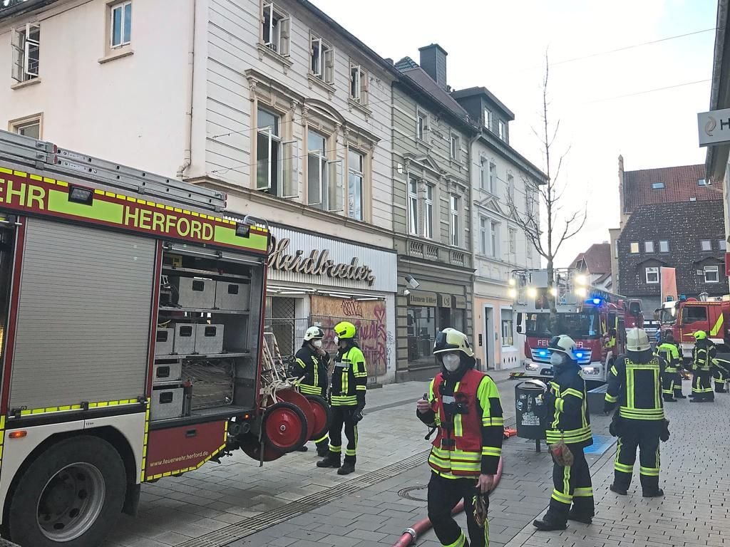 Wieder Feuer An Der Bäckerstraße In Herford