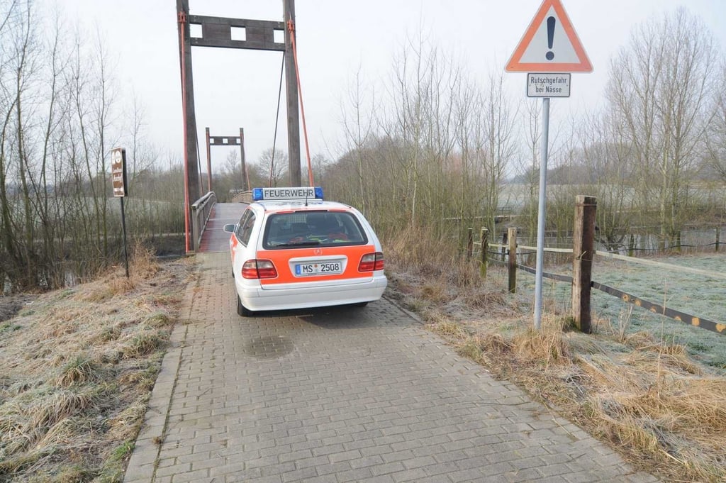 Unglück an der Werse: Mann auf Intensivstation