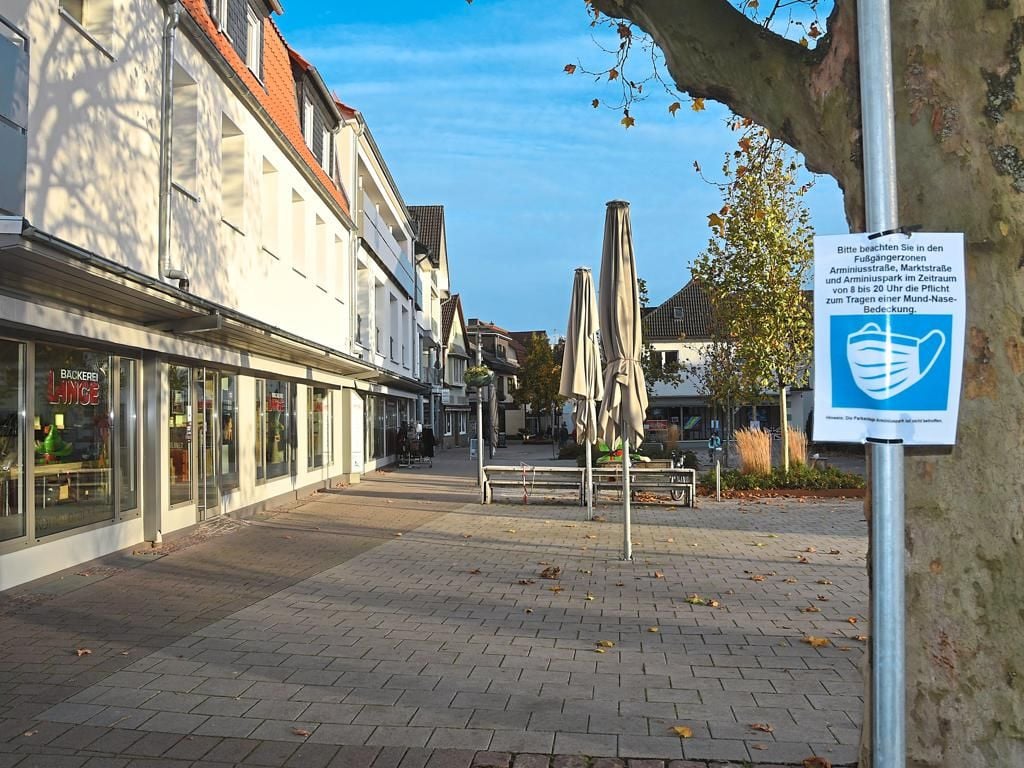 Bad Lippspringe hebt am Samstag Maskenpflicht in der Fußgängerzone auf