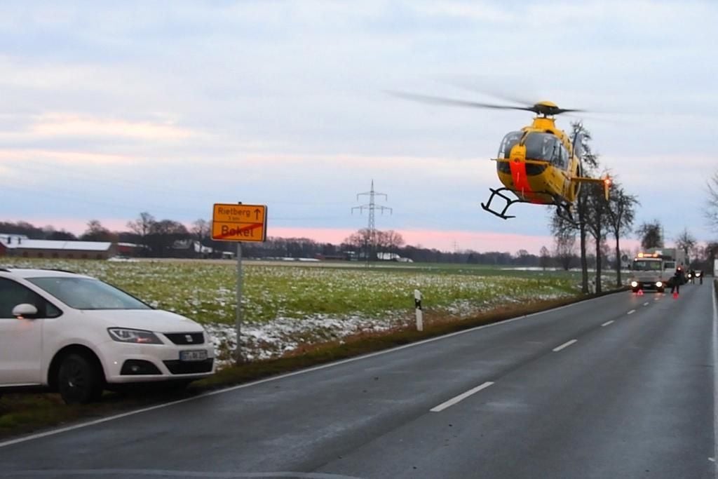 Hubschrauber Fliegt 19-Jährigen Ins Krankenhaus