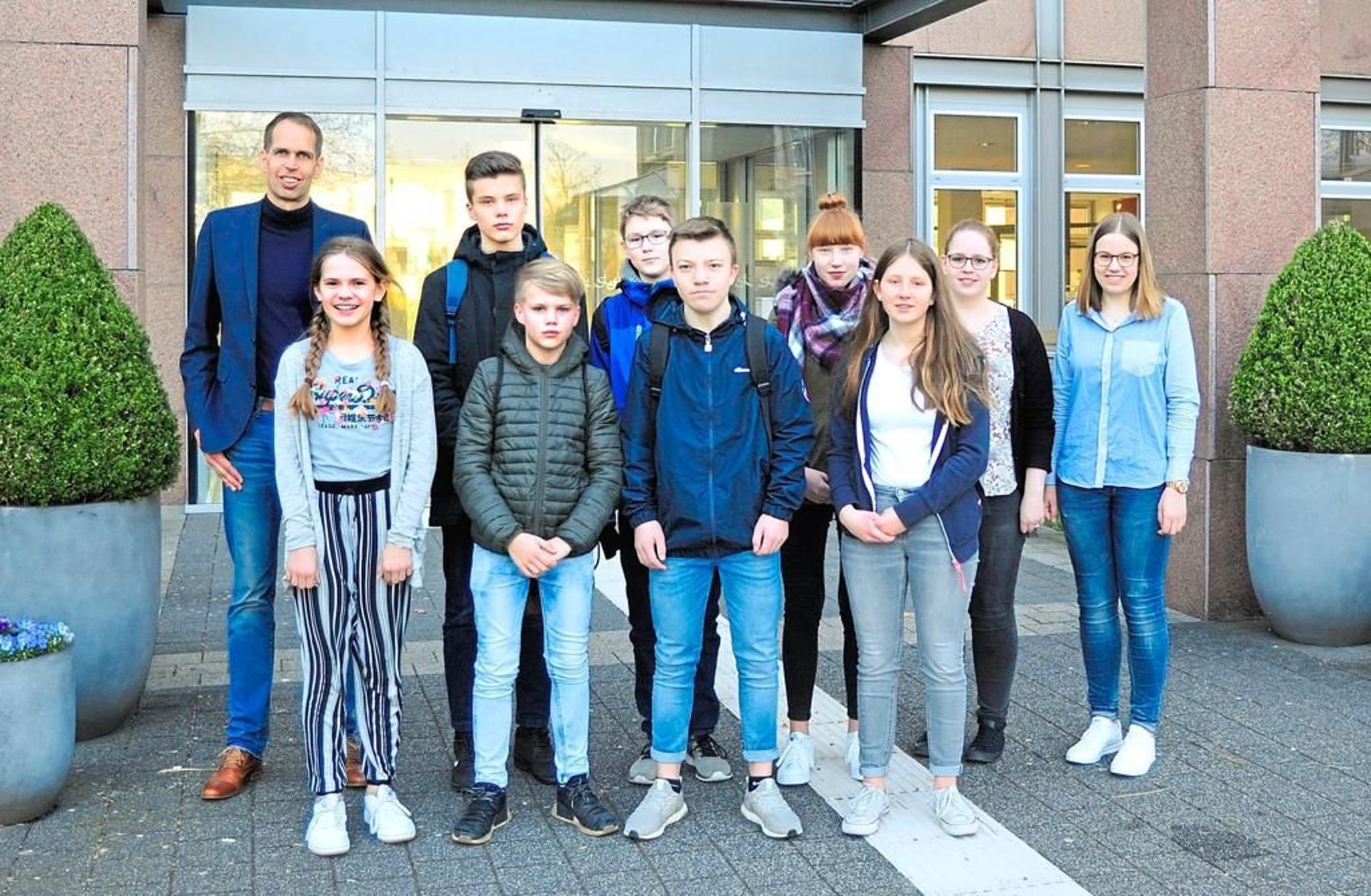 Achtklässler schnuppern beim Kreis