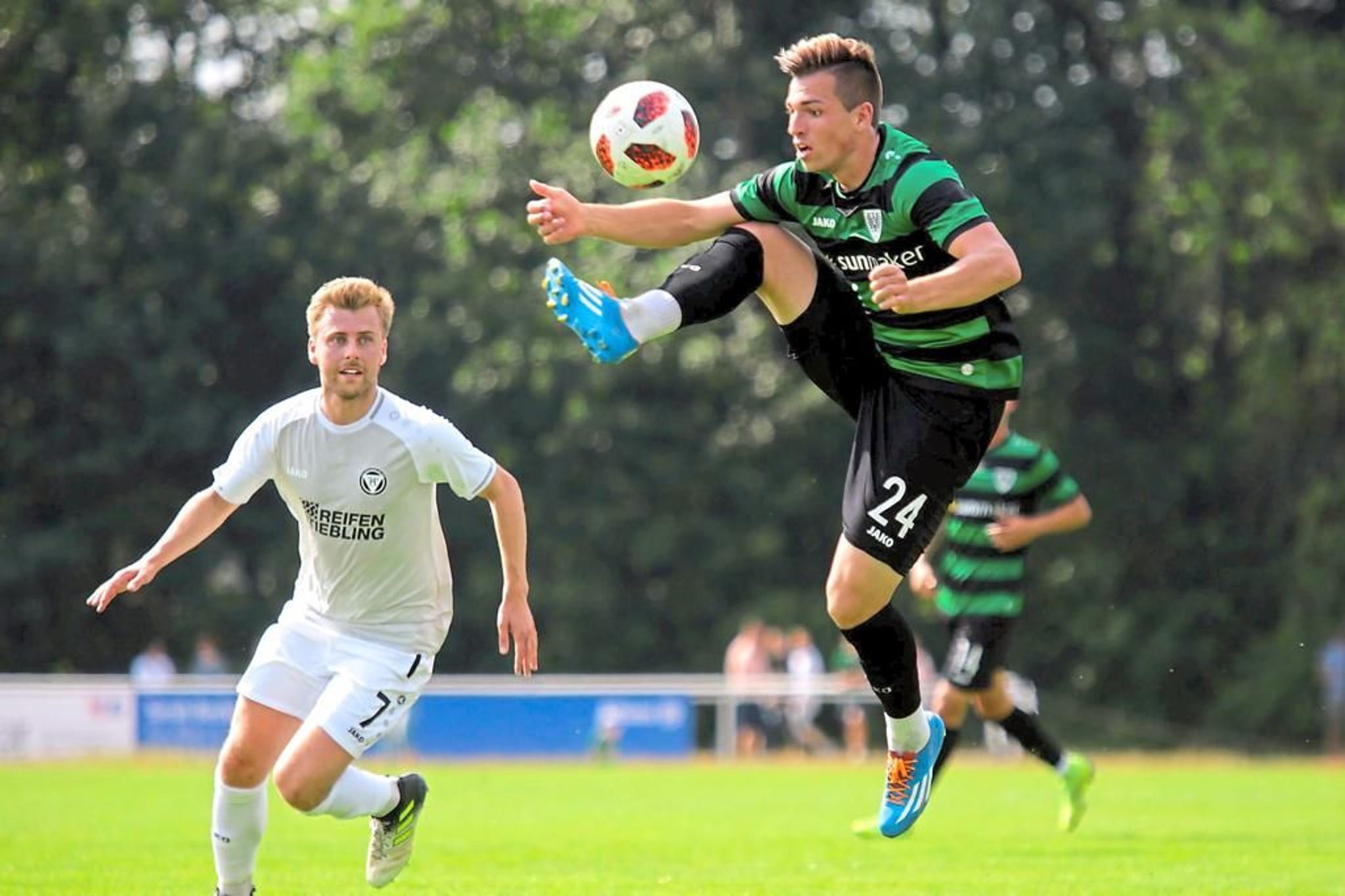 PreußenProfi Schnellbacher in der Klemme