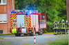 Fehlalarm für die Feuerwehr: Am Pröpstinghoff wurden lediglich Überreste eines Grillfeuers festgestellt.
