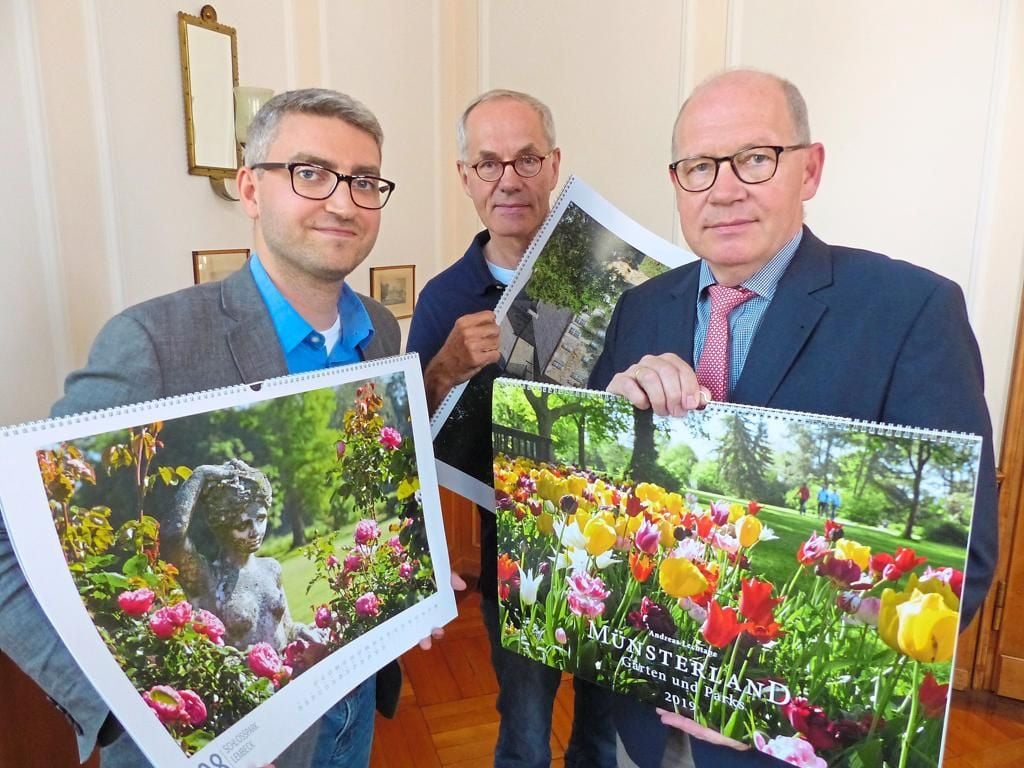 Neuer Kalender Gärten und Parks im Münsterland