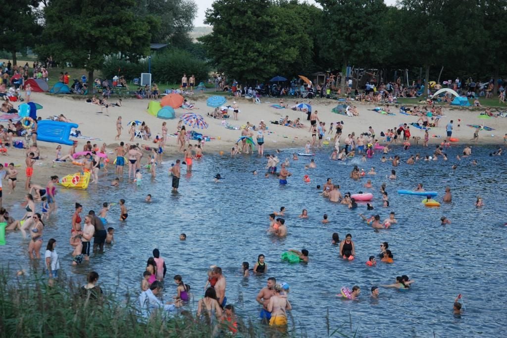 Massenansturm am Godelheimer Freizeitsee
