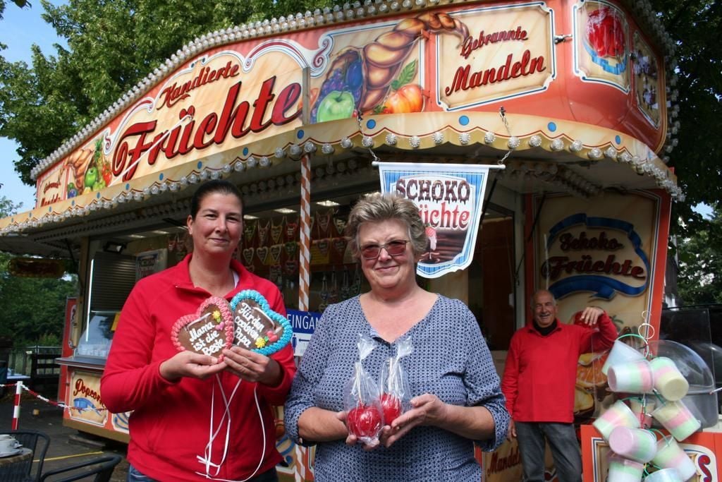 Jahrmarkt-Flair an der Hauptstraße in Brackwede