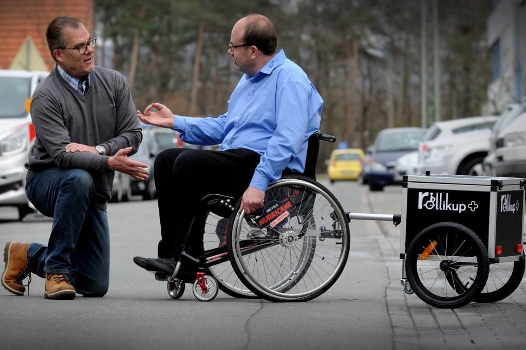 Rollikup - Die Anhängerkupplung für den Rollstuhl - Das Ding des Jahres 