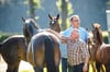 Fein herausgeputzt präsentieren Westfalens Pferdezüchter ihren besten Nachwuchs für den Reitsport bei der Westfalen-Woche vom 23. bis 28. Juli in Handorf.
