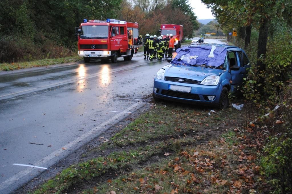 Frau Bei Unfall Verletzt