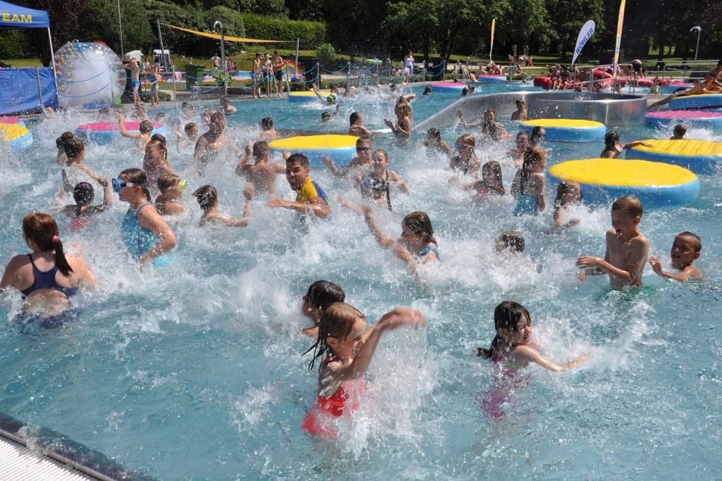 Poolparty im Kurort
