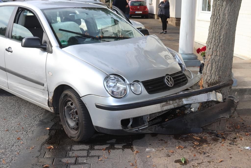 Gegen Baum Geprallt