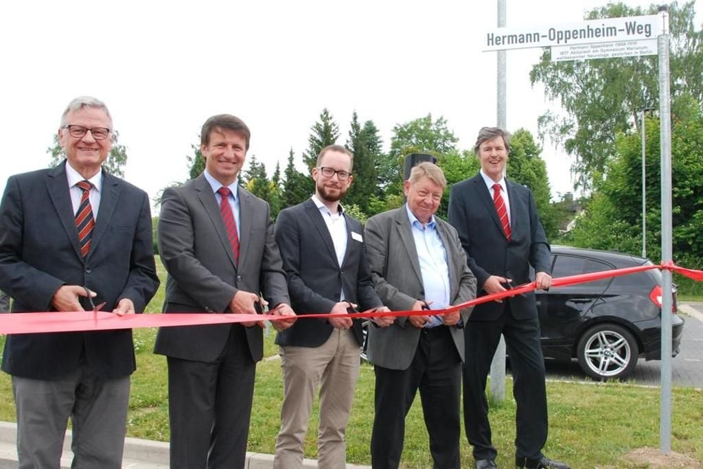 Hermann Oppenheim Denkmal gesetzt