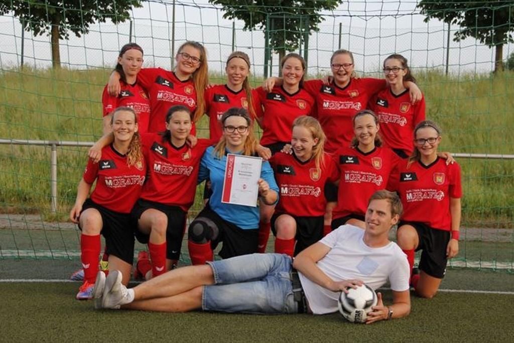 Mädels Der SpVg. Brakel Kreismeister