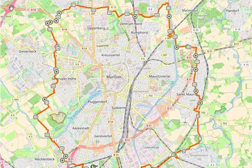 Eine zweite Promenade für die Stadtteile
