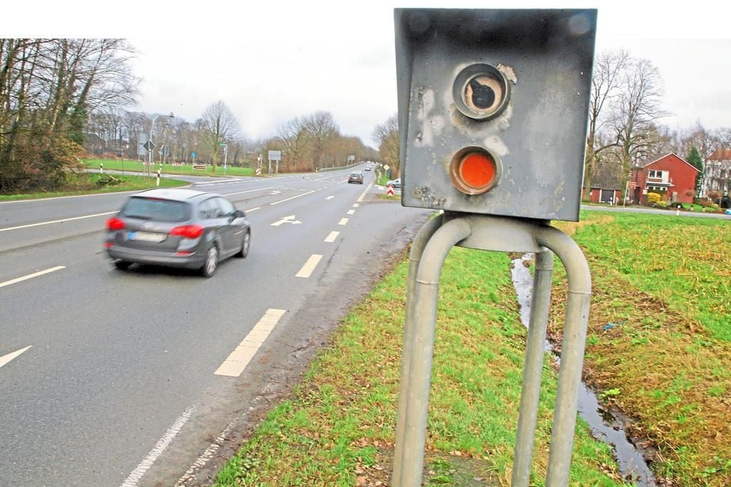 Blitzer an der B 70 in Alstätte löst besonders oft aus