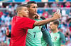 Cristiano Ronaldo im Selfie-Modus. 