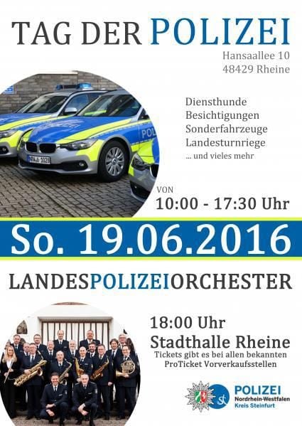 Tag der Polizei des Kreises Steinfurt am 19.06.2016