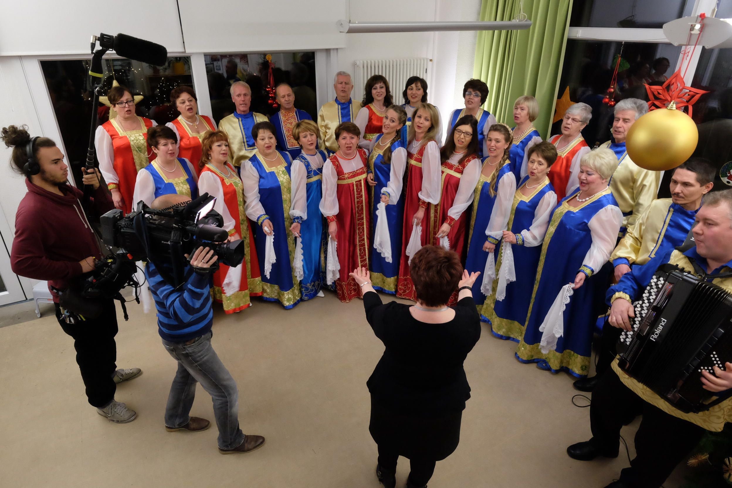 Chor Rodnik singt im ZDF