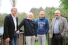 Sie suchen gemeinsam nach einem geeigneten Bürgermeisterkandidaten (oder auch Kandidatin) für Nottuln (v.l.): Helmut Walter (FDP), Karl Hauk-Zumbülte (UBG), Moritz Hegemann (Grüne) und Manfred Kunstlewe (SPD).