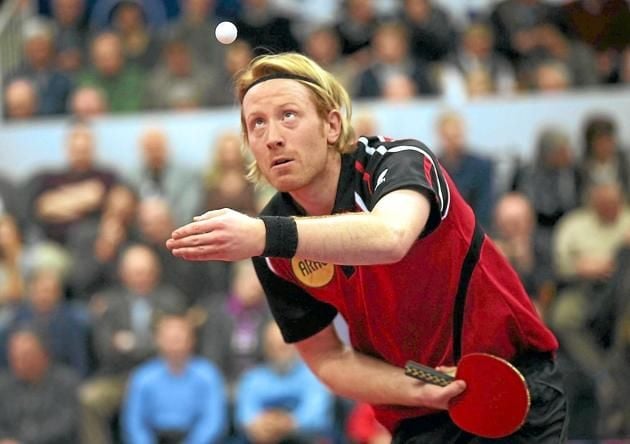 Tischtennis BundesligaTopspiel Düsseldorf Bremen in Münster