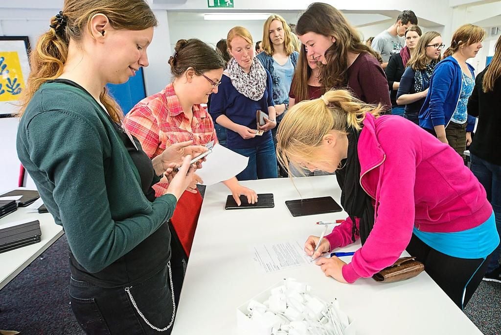 Ganz flach zum Examen