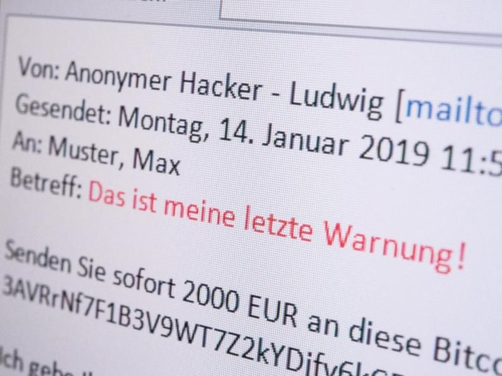 Bei Erpressung mit Porno-Mail nicht zahlen