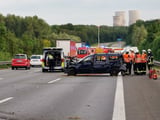 Schwerer Unfall auf der Autobahn 2 zwischen Beckum und Hamm-Uentrop.