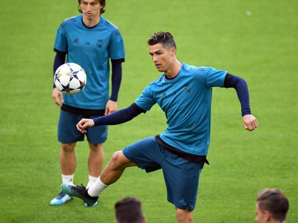 Das Training von Fußball-Superstar Cristiano Ronaldo