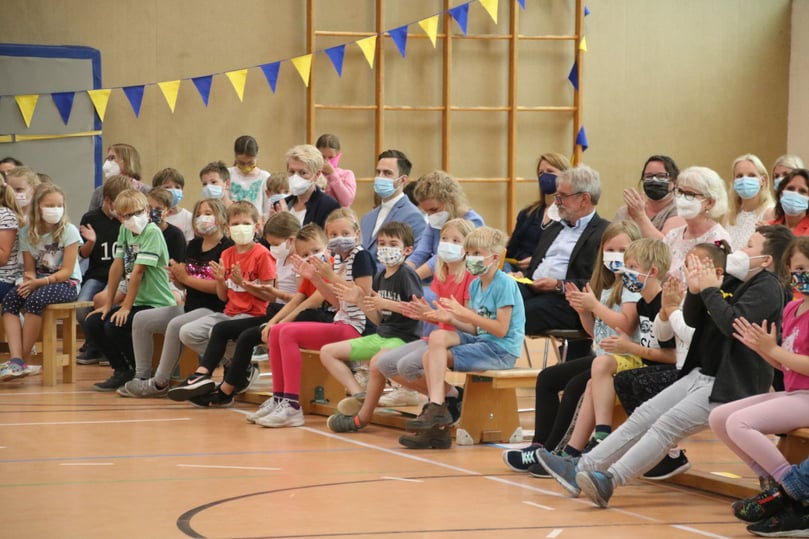 Die Grundschule Hiddingsel verabschiedete am Mittwoch ihre scheidende Leiterin Petra Maasmann.