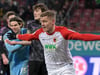 Rettete Augsburg noch einen Punkt: Alfred Finnbogason (M.).