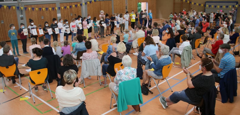 Die Grundschule Hiddingsel verabschiedete am Mittwoch ihre scheidende Leiterin Petra Maasmann.