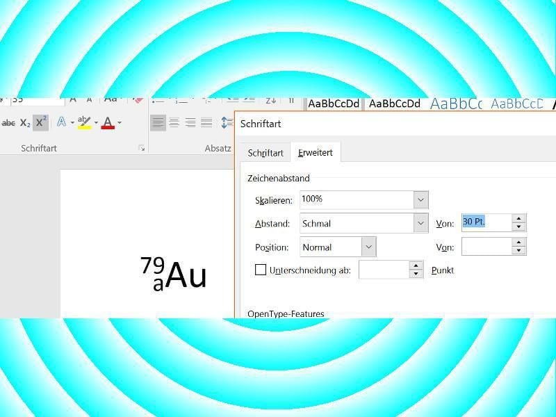 Microsoft Word: Trick Für Hoch- Und Tiefgestellte Zeichen