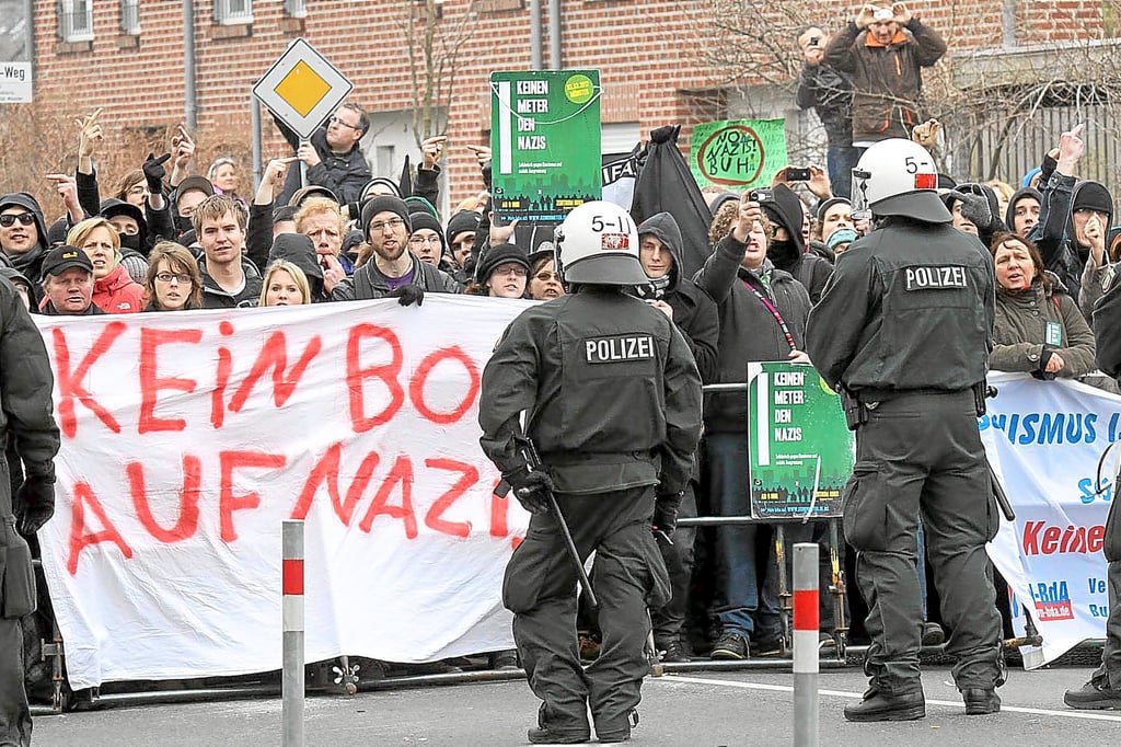 Sechs Demos an einem Tag in Münsters Innenstadt