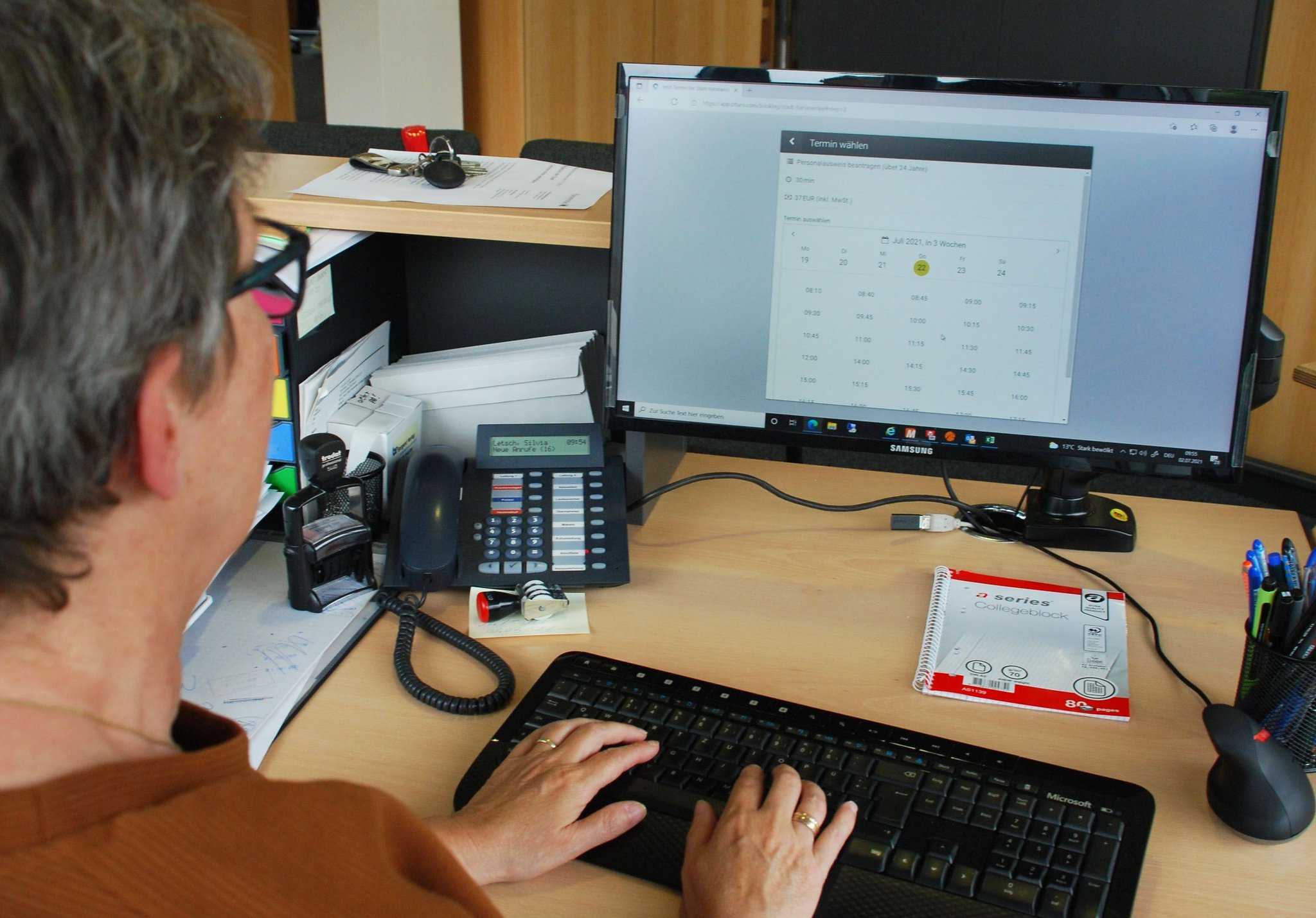 Online Termine im Bürgerbüro vereinbaren