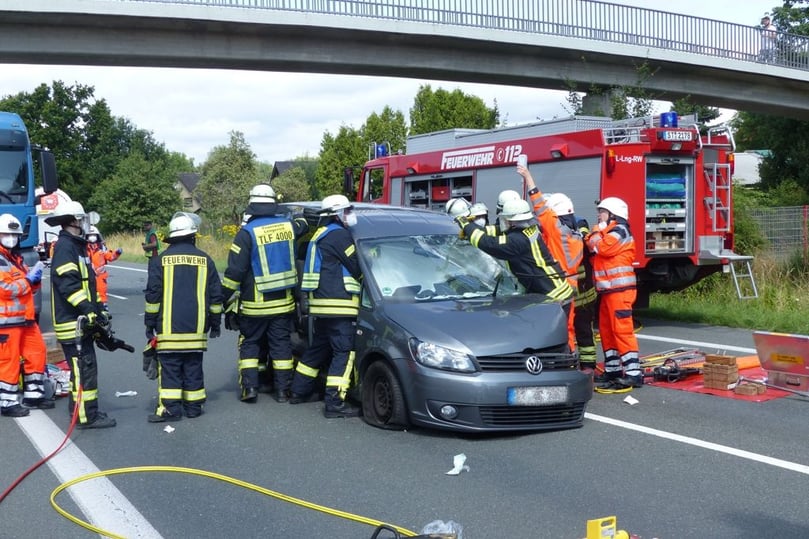 Lengerich schwerer Unfall Südring
