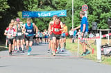 Impressionen vom 5-Kilometer-Lauf beim 16. Volksbank-Bever-Lauf des BSV Ostbevern am 14. August 2021.