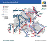 Im Folgenden finden Sie die wichtigsten Informationen zu allen zwölf Regionalbahn-Linien, die den Hauptbahnhof Münster anfahren.